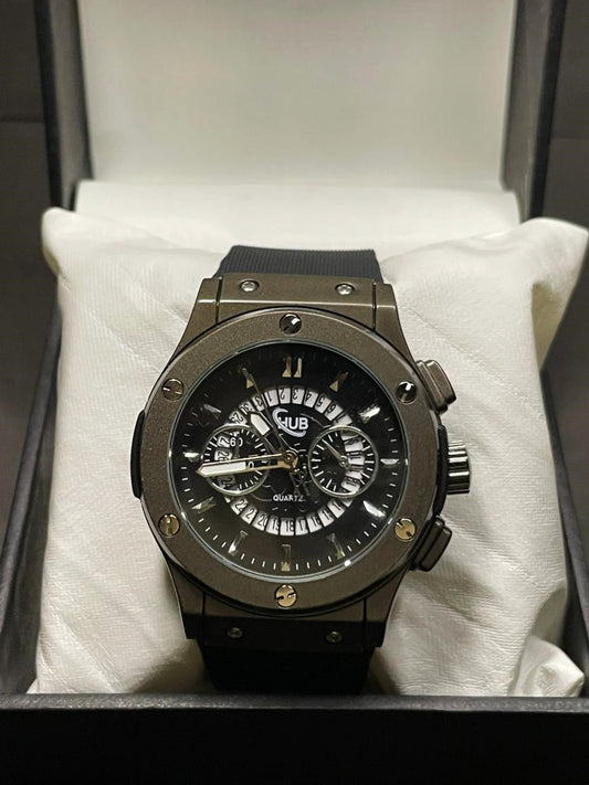 Hublot Big Bang Style Men’s Chronograph Watch – Black Edition