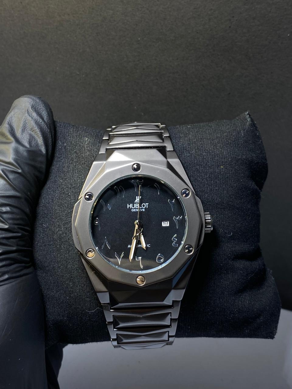 Hublot Diamond Cut Arabic Dial